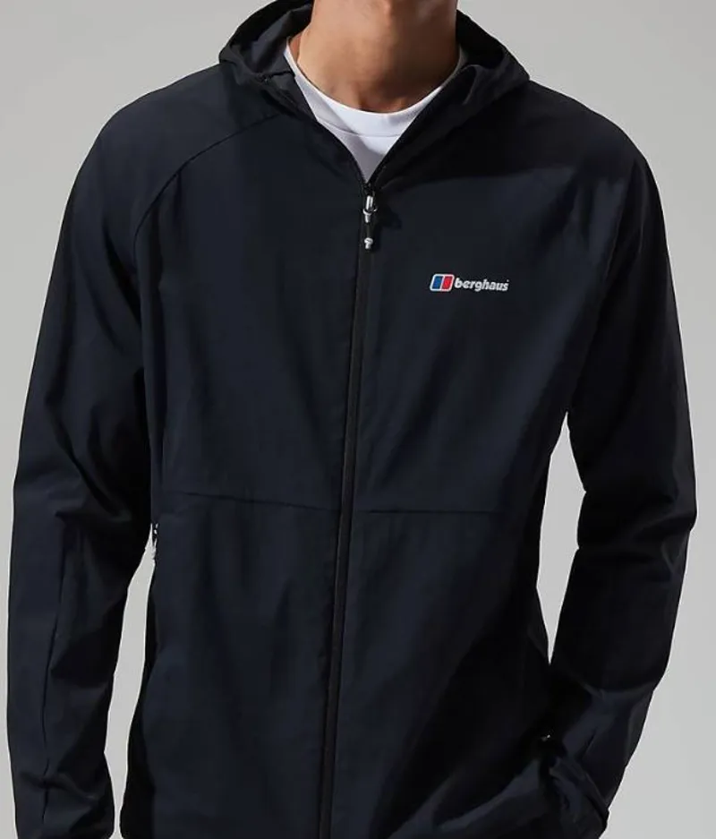 Berghaus Men's Urban Theran Full Zip Hooded Jacket in Black-2