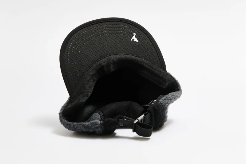 Vaga Adult Teddy Fleece Cap in Black/Charcoal-4