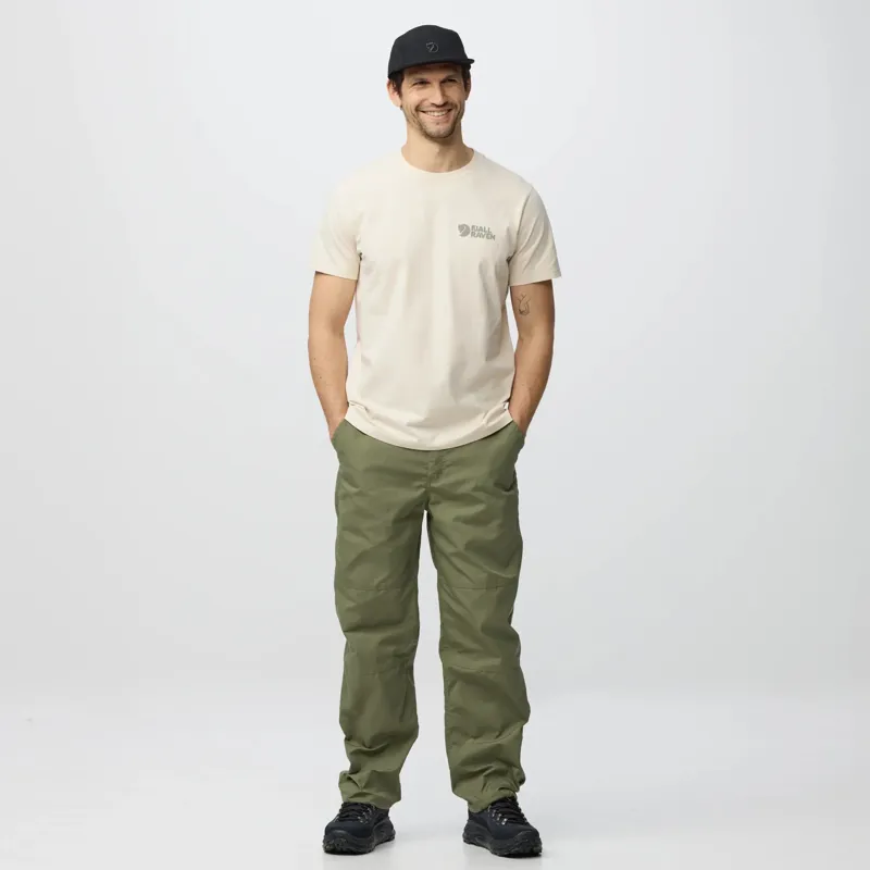 Fjallraven Men's Vardag Relaxed Trousers in Green-2