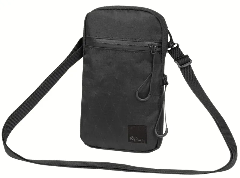 Jack Wolfskin Wandermood Phone Pouch in Granite Black