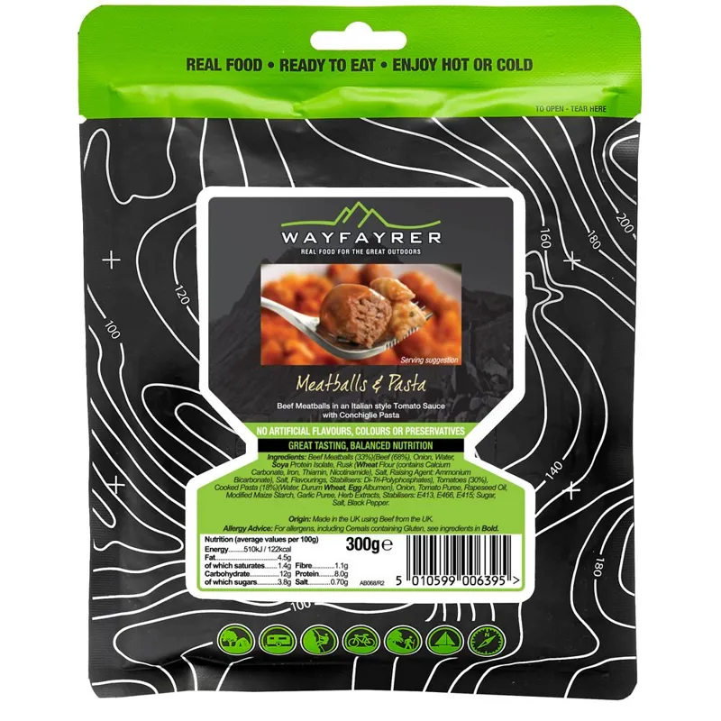 Wayfayrer Meatballs and Pasta