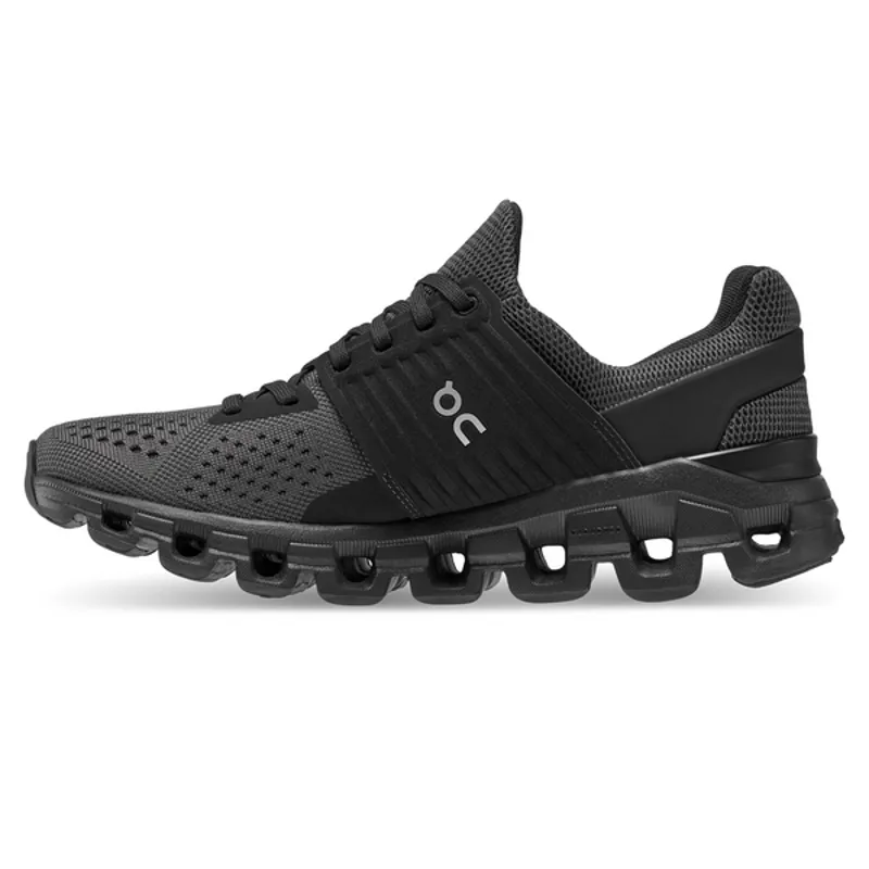 On Running Women's Cloudswift Shoes in All Black-3
