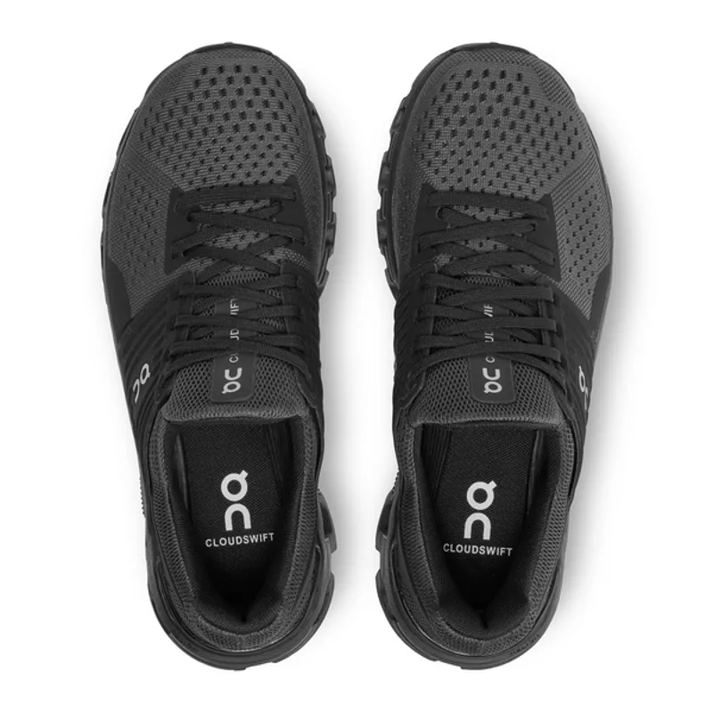On Running Women's Cloudswift Shoes in All Black-5