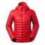 Women's MTN Seeker MW Down Hoody in Goji Berry/Haute Red