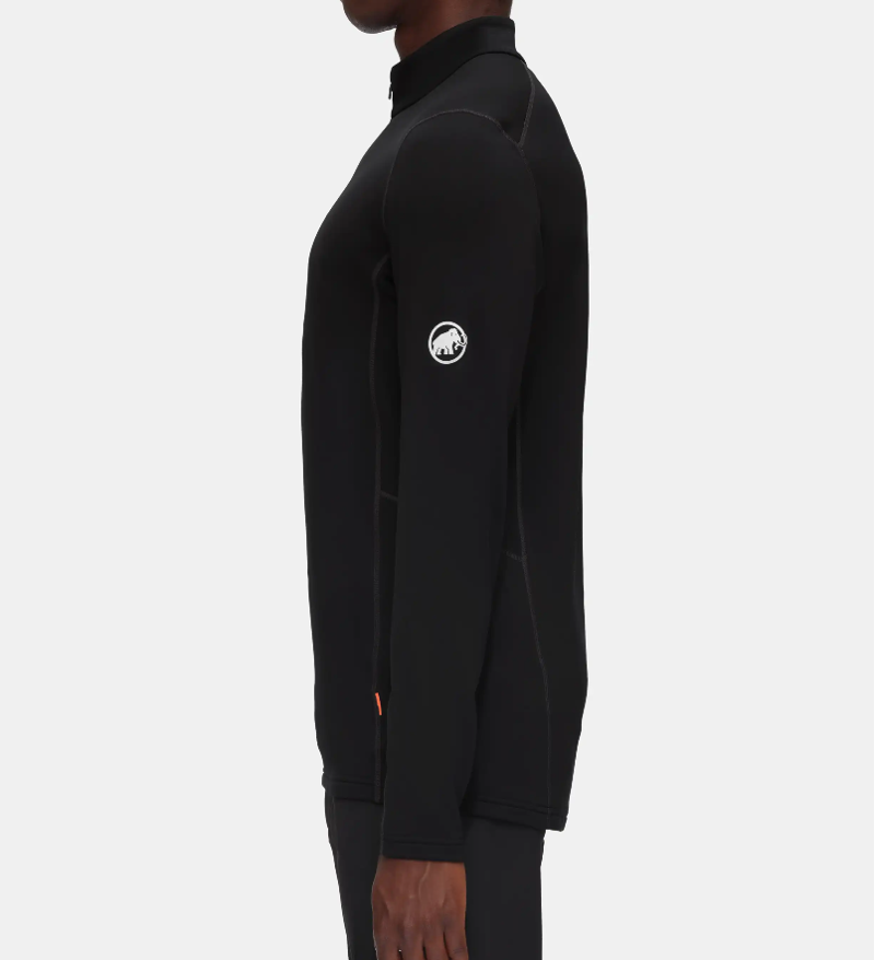 Mammut Men's Aenergy ML Half Zip Pullover in Black-2