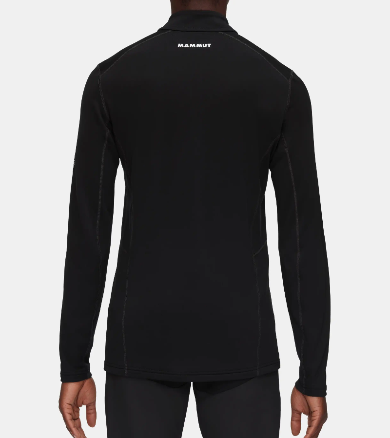 Mammut Men's Aenergy ML Half Zip Pullover in Black-3