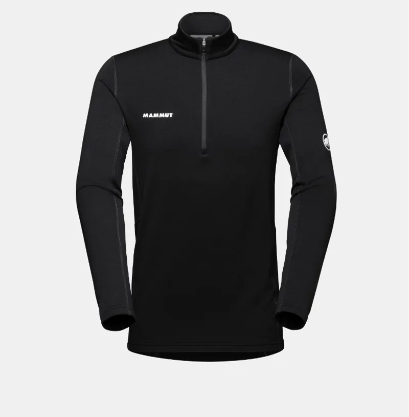Mammut Men's Aenergy ML Half Zip Pullover in Black
