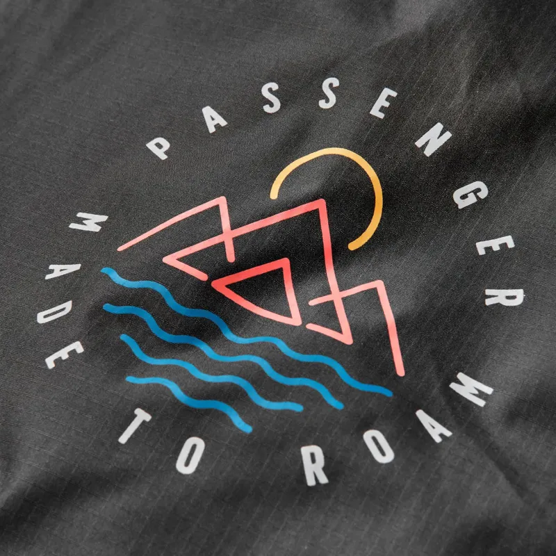 Passenger Adult Escapism Recycled Sherpa Lined Changing Robe in Black-1