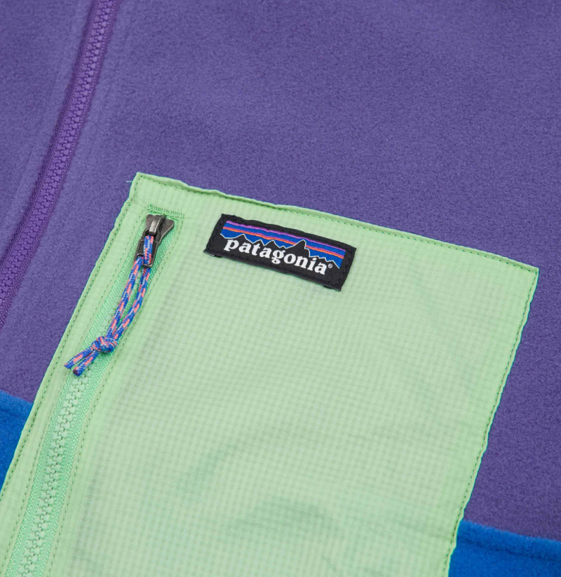 Patagonia Men's Microdini 1/2 Zip Pullover in Bayou Blue-3