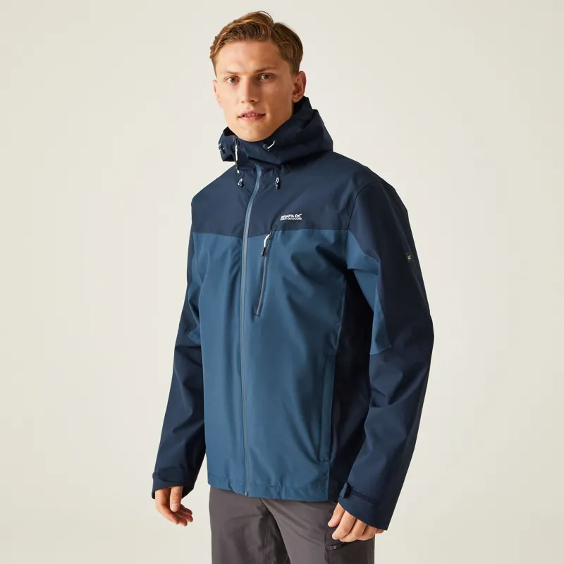 Regatta Men's Birchdale Waterproof Jacket in Moonlight Denim/Navy-3