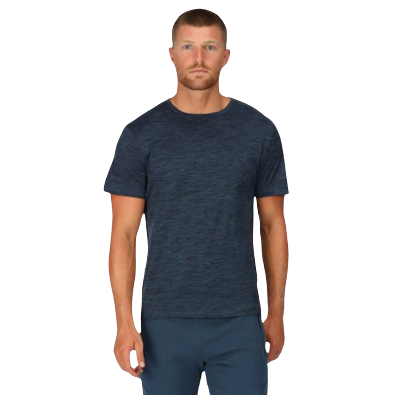 Regatta Men's Fingal Edition Marl Short Sleeve T-Shirt in Blue Wing -3