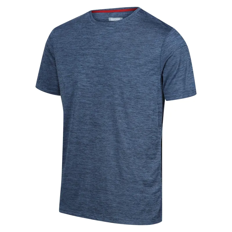 Regatta Men's Fingal Edition Marl T-Shirt in Coronet Blue-2