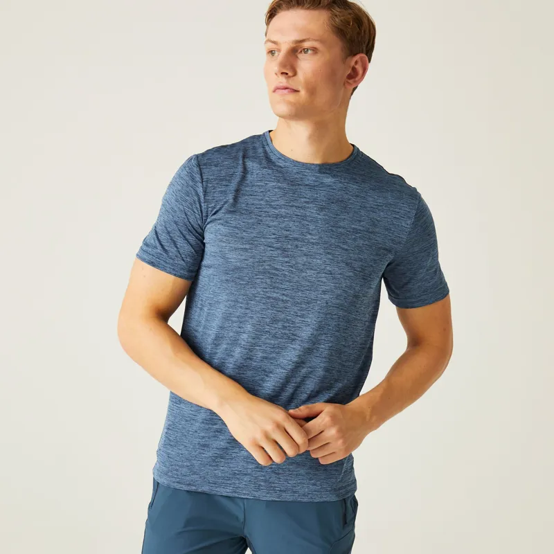 Regatta Men's Fingal Edition Marl T-Shirt in Coronet Blue-3