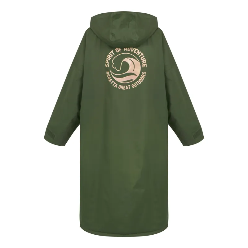 Regatta Adult Waterproof Changing Robe in Dark Khaki-1