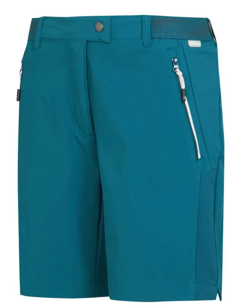 Regatta Women's Mountain II Shorts in Moroccan Blue-2