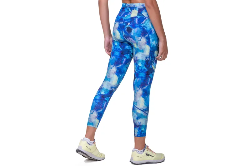 Ronhill Women's Tech Crop Tight in Blue Summer Haze-8
