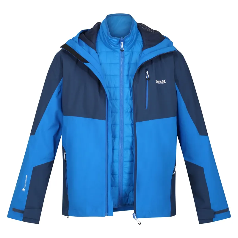 Regatta Men's Wentwood VII 3in1 Jacket in Admiral/Skydiver - Extended Sizes-3