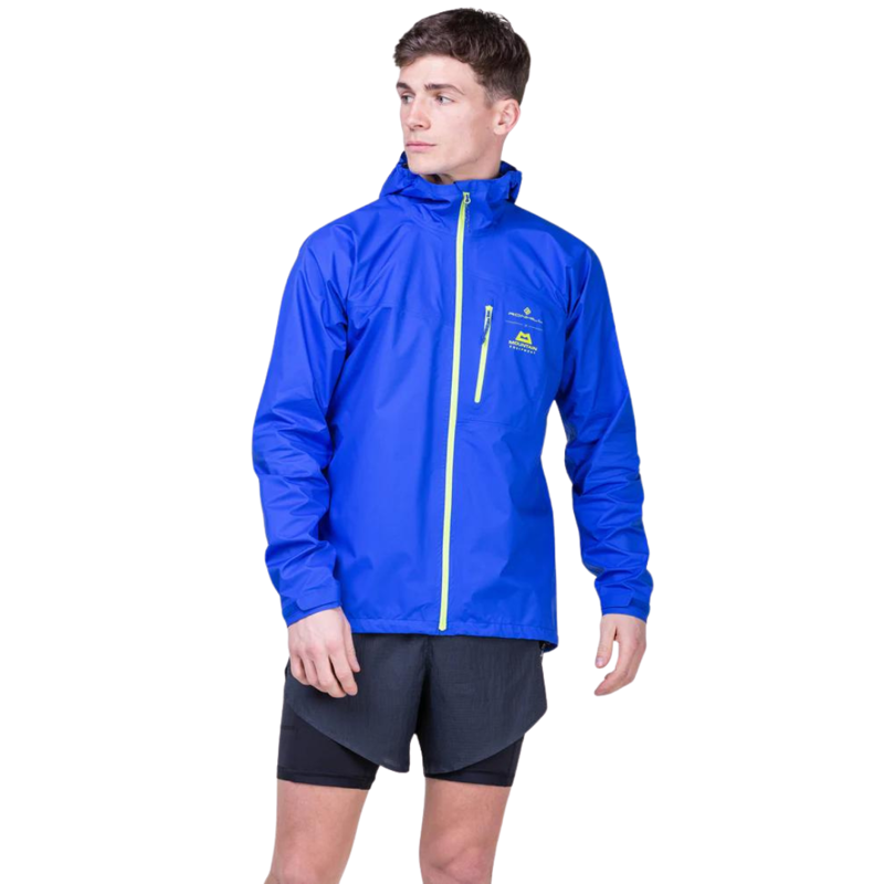 Ronhill x Mountain Equipment Men's Tech Gore-Tex Mercurial Waterproof Jacket in Azurite/Citrus-6
