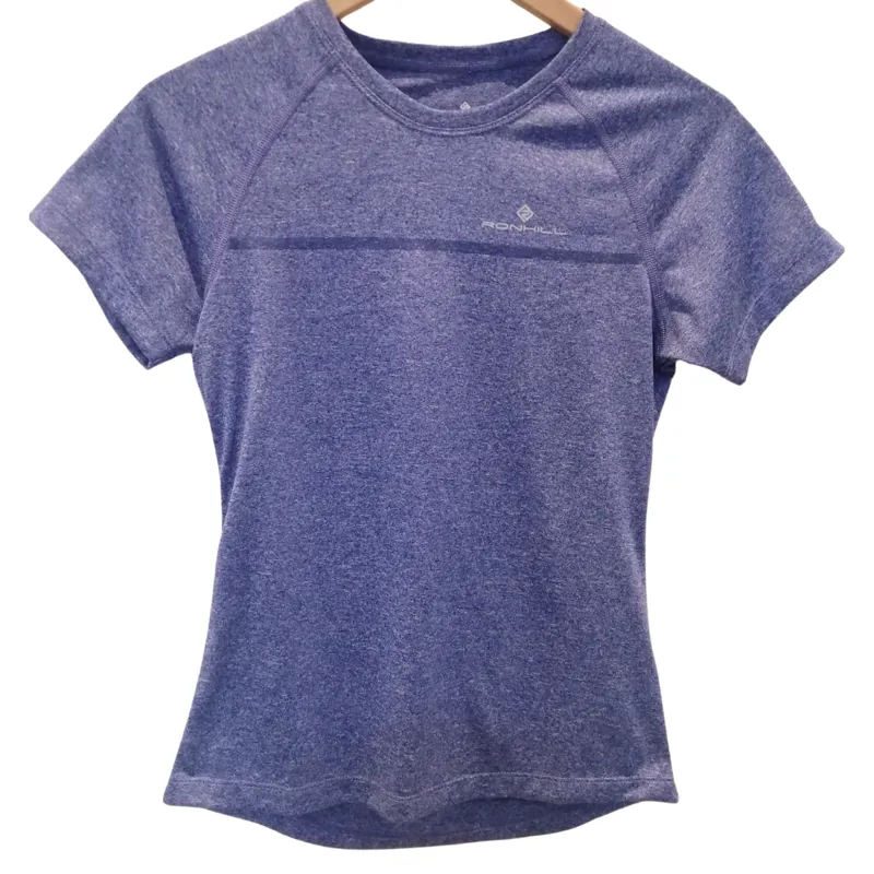 Ronhill Women's Everyday Short Sleeve T-Shirt in Dark Sapphire Marl