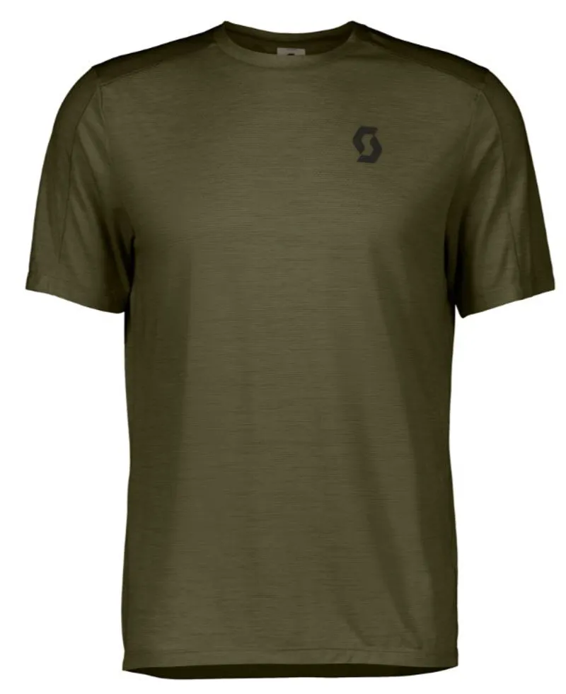 Scott Men's Endurance LT Short Sleeve T-Shirt in Fir Green