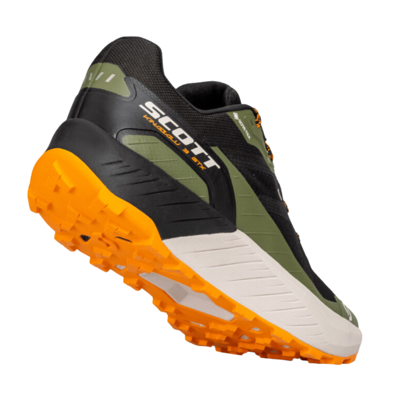 Scott Men's Kinabalu 3 Gore-Tex Shoes in Black/Flash Orange-2
