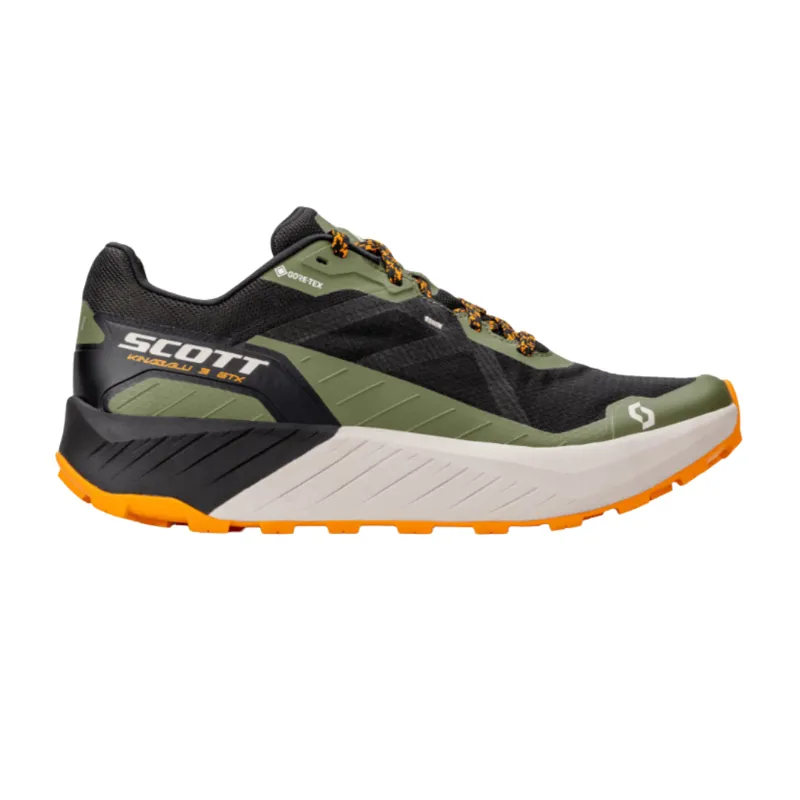 Scott Men's Kinabalu 3 Gore-Tex Shoes in Black/Flash Orange