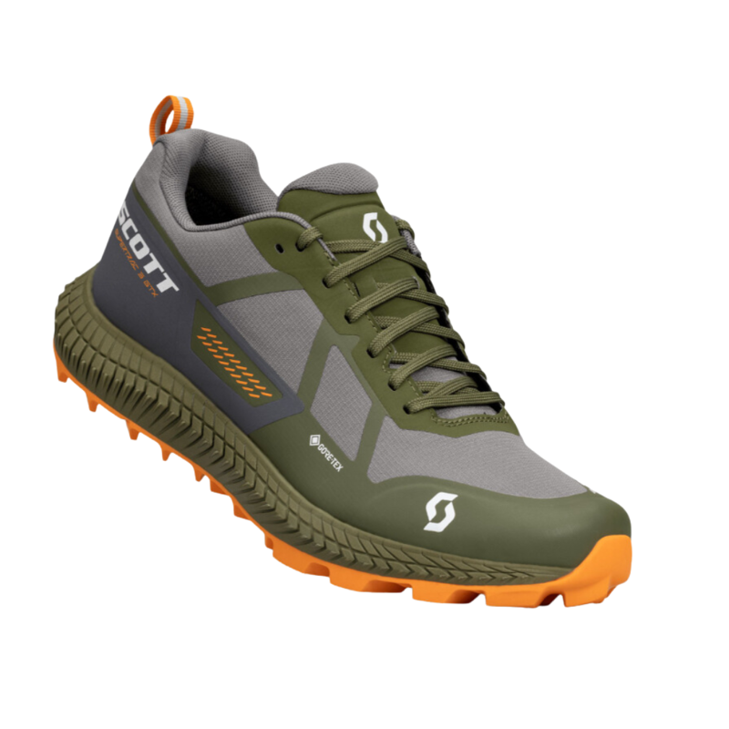 Scott Men's Supertrac 3 Gore-Tex Shoe in Slate Grey/Fir Green-1