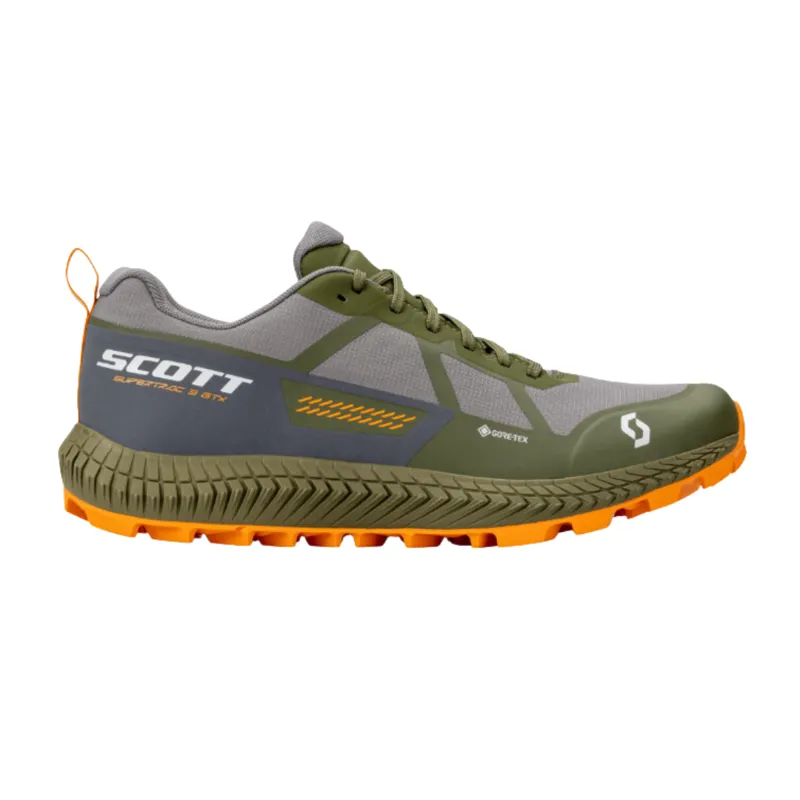 Scott Men's Supertrac 3 Gore-Tex Shoe in Slate Grey/Fir Green