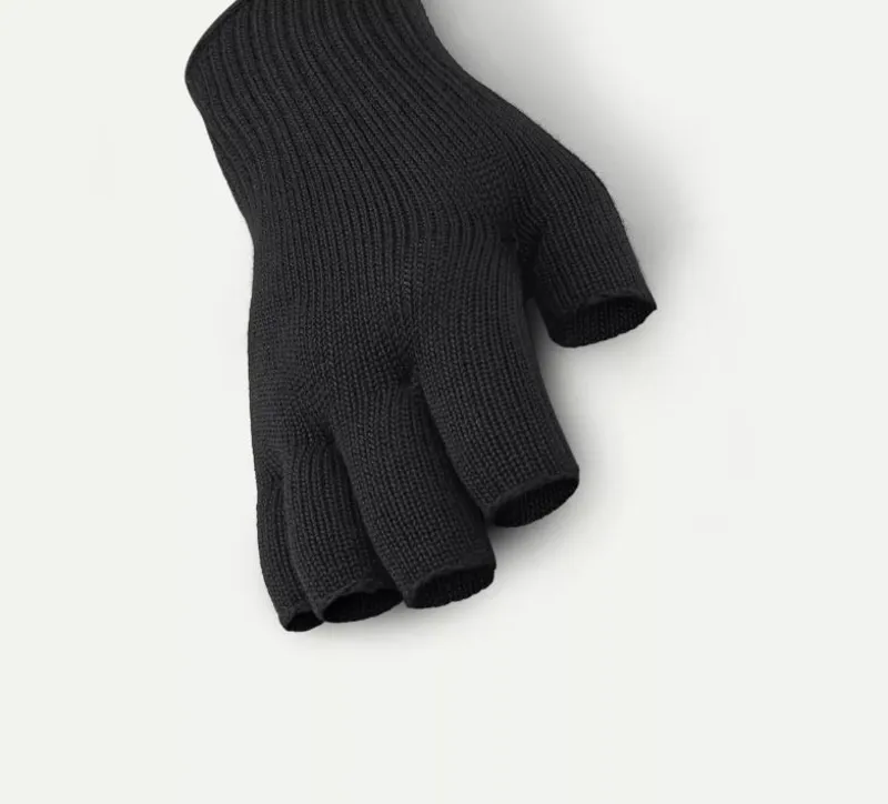 Sealskinz Adult Welney Solo Merino Mitts in Black -2