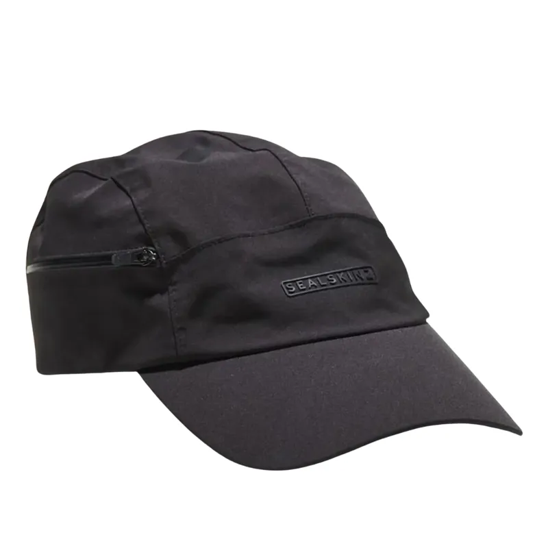 Sealskinz Adult Scole Waterproof Zipped Pocket Cap in Black -1