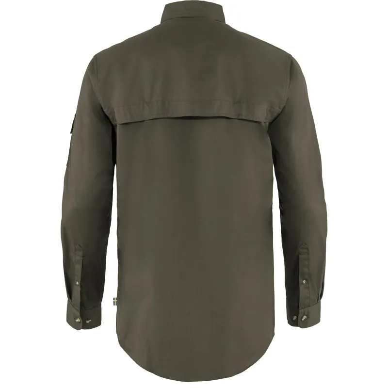Fjallraven Men's Singi Long Sleeve Trekking Shirt in Grey-1