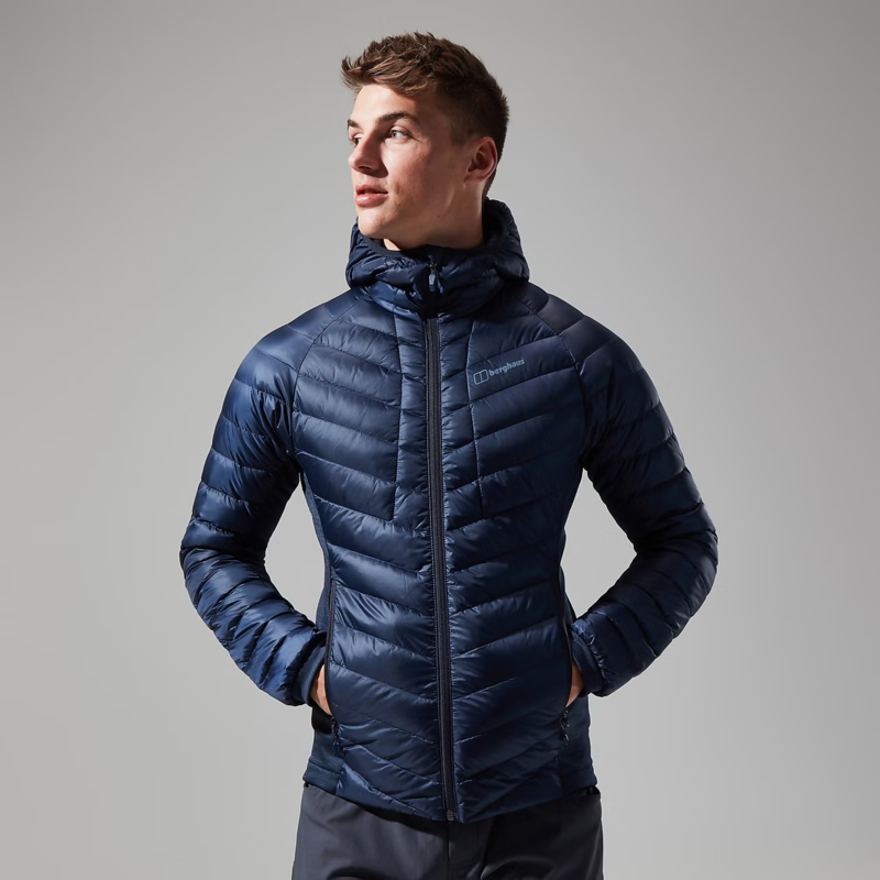 Berghaus Tephra Stretch Reflect Down Mens Jacket in Dark Blue/Dark Blue-3