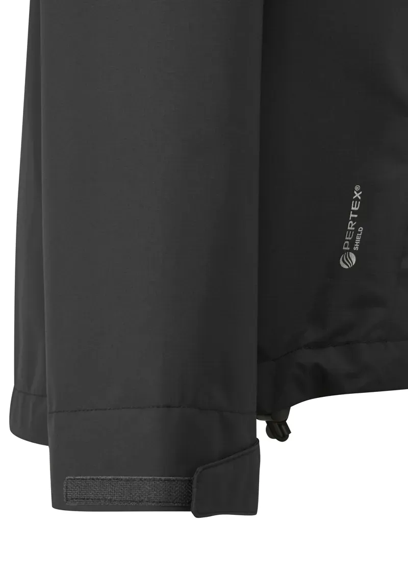 Rab Downpour Eco Women's Waterproof Jacket in Black -3