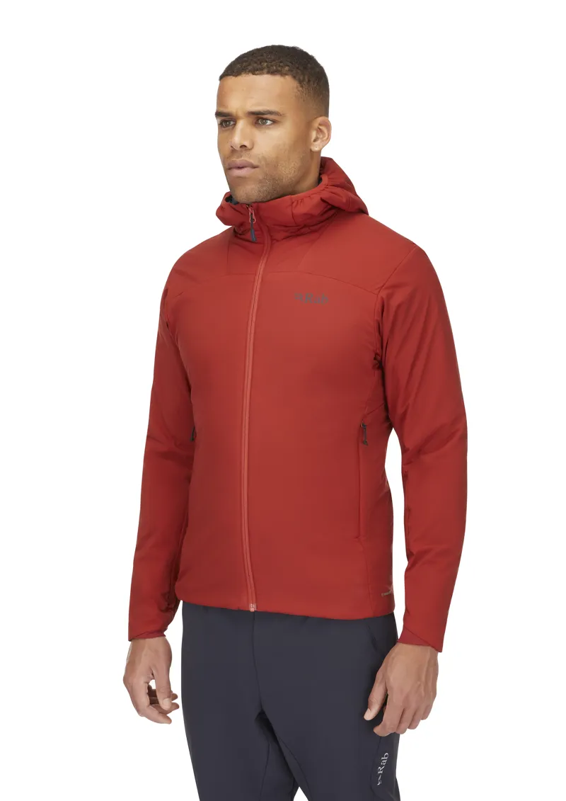 Rab Men's Xenair Alpine Light Jacket in Tuscan Red-4